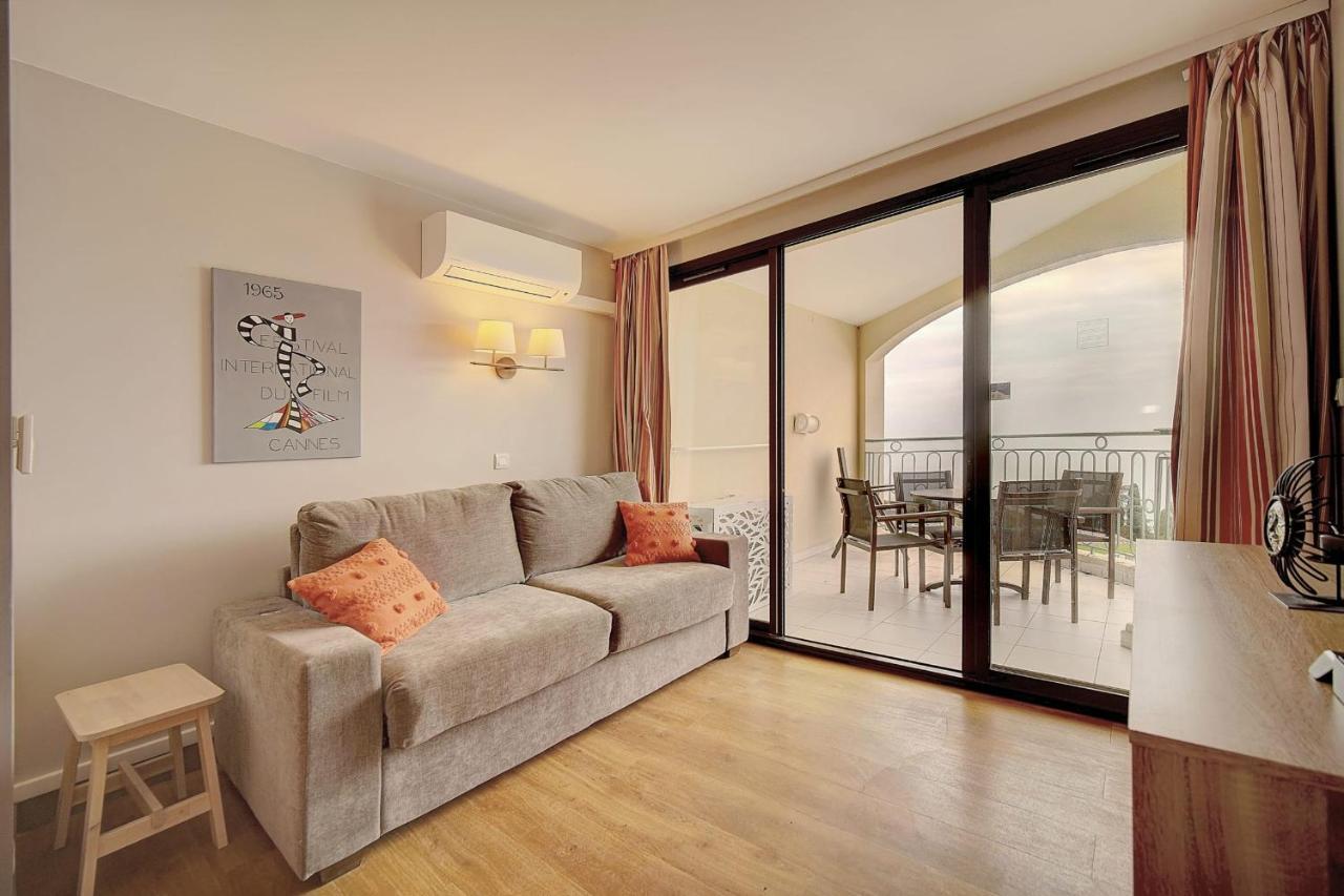 Immogroom - 2 Rooms Sea View - Swimming Pool - Terrace - Parking - Ac Cannes Dış mekan fotoğraf