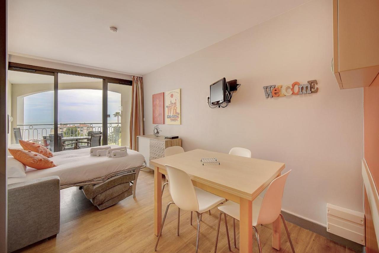 Immogroom - 2 Rooms Sea View - Swimming Pool - Terrace - Parking - Ac Cannes Dış mekan fotoğraf